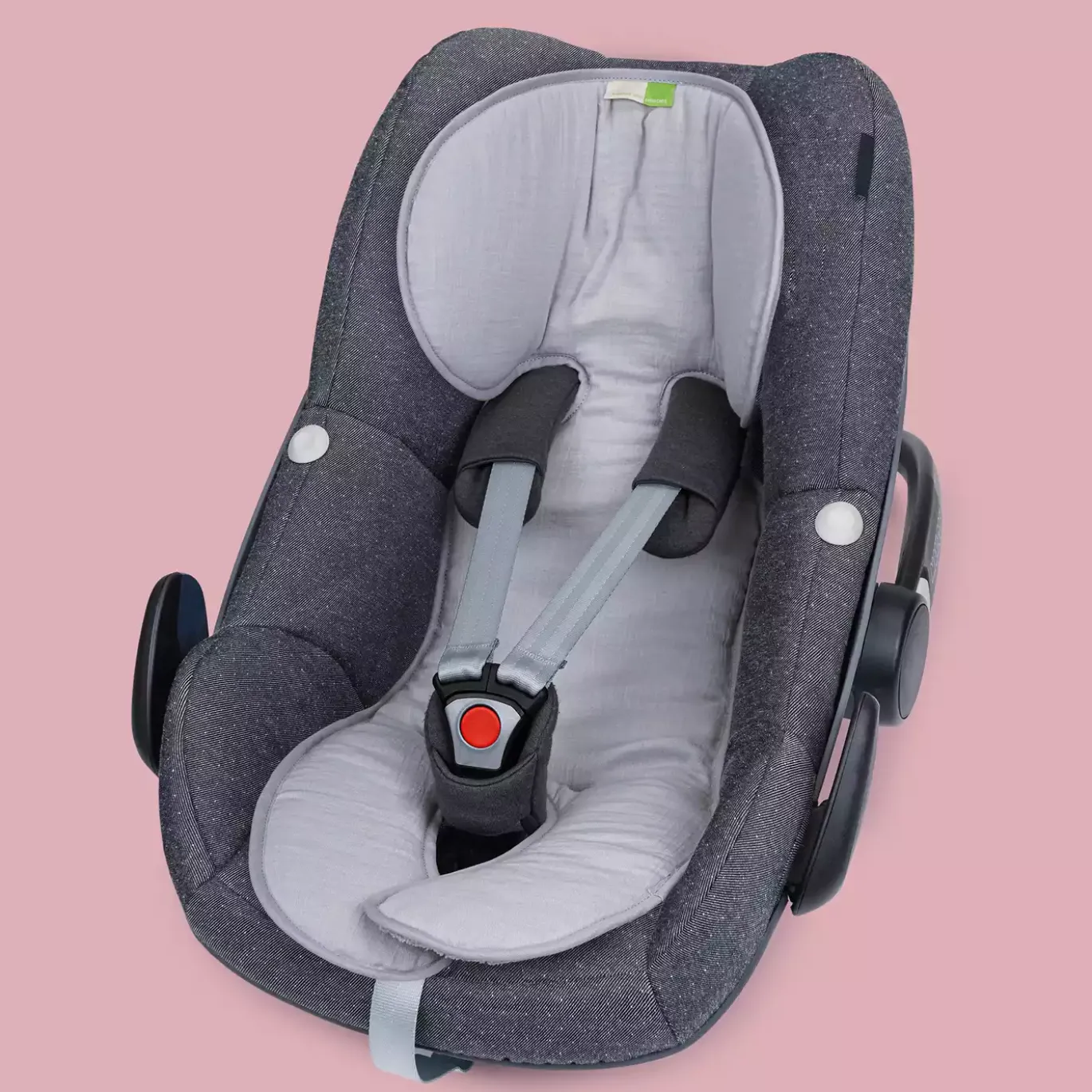 Sitzauflage Lola Gr. 0+ Musselin Grey