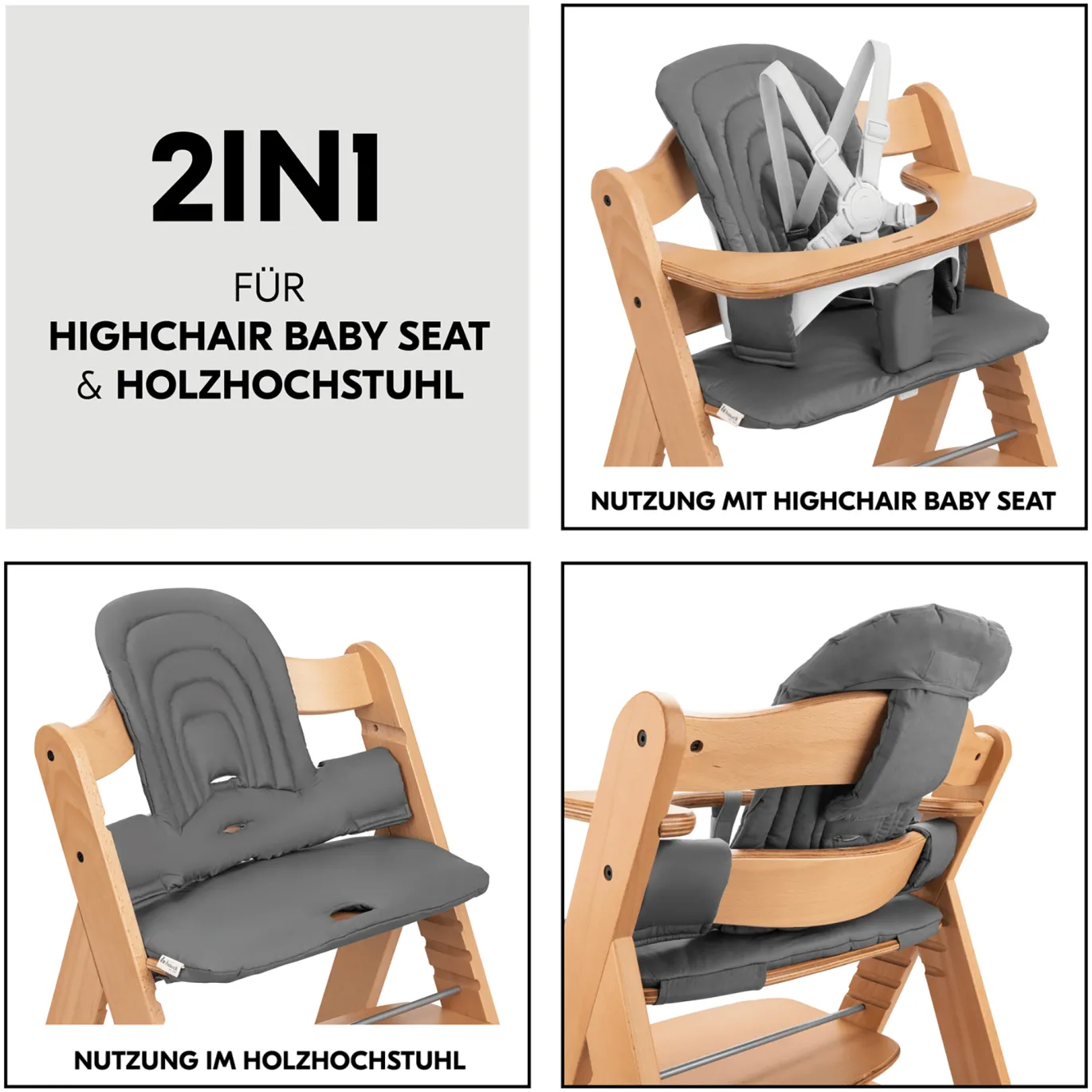 Sitzkissen Dark Grey
