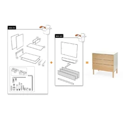 Sleepi™ Kommode Natural Teil 2 von 2