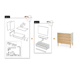 Sleepi™ Kommode White Teil 2 von 2