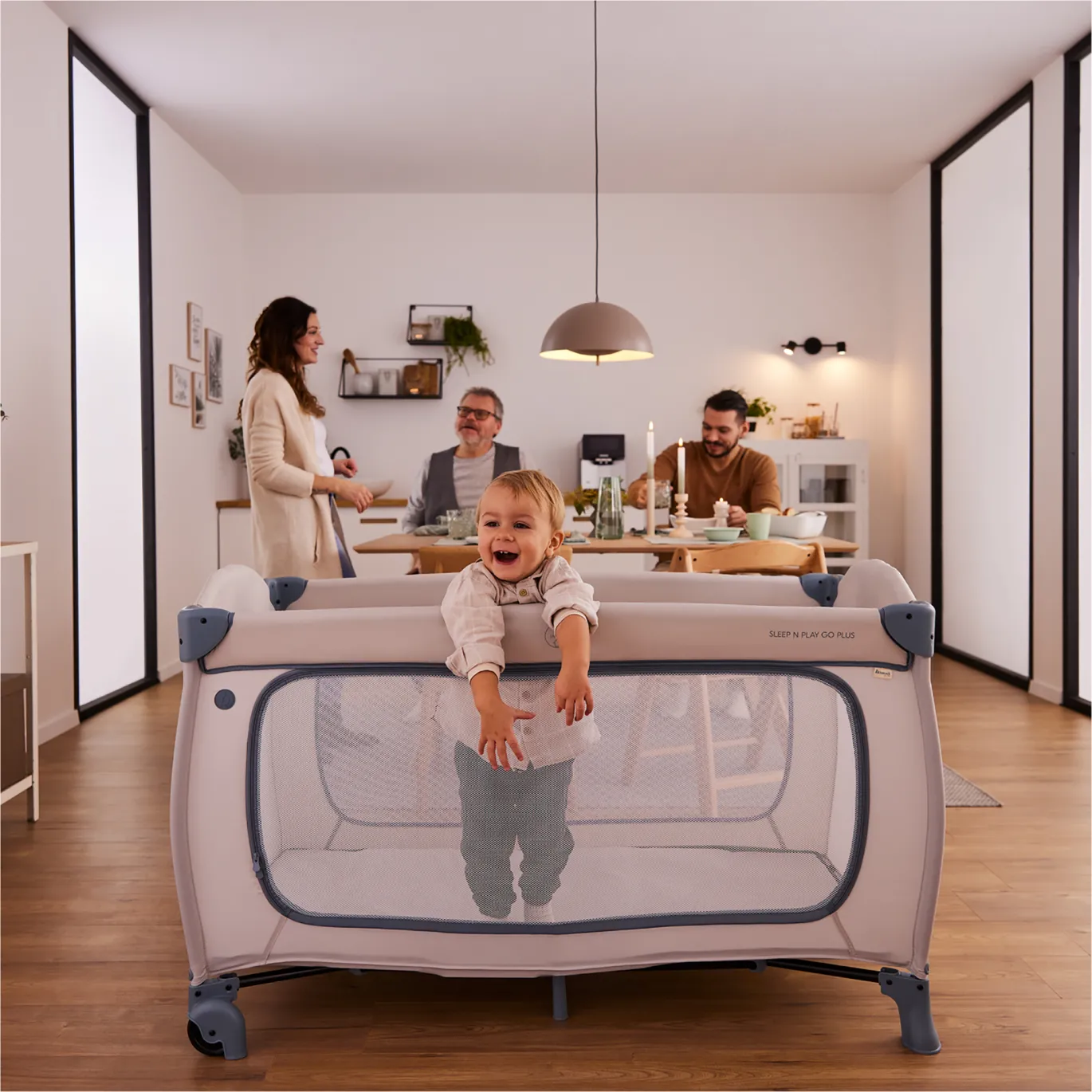 Sleep N Play Go Plus Dusty Blue