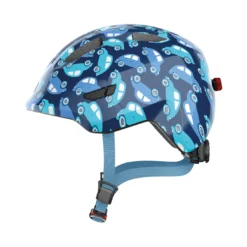 SMILEY 3.0 Kinderhelm LED Blue Car S