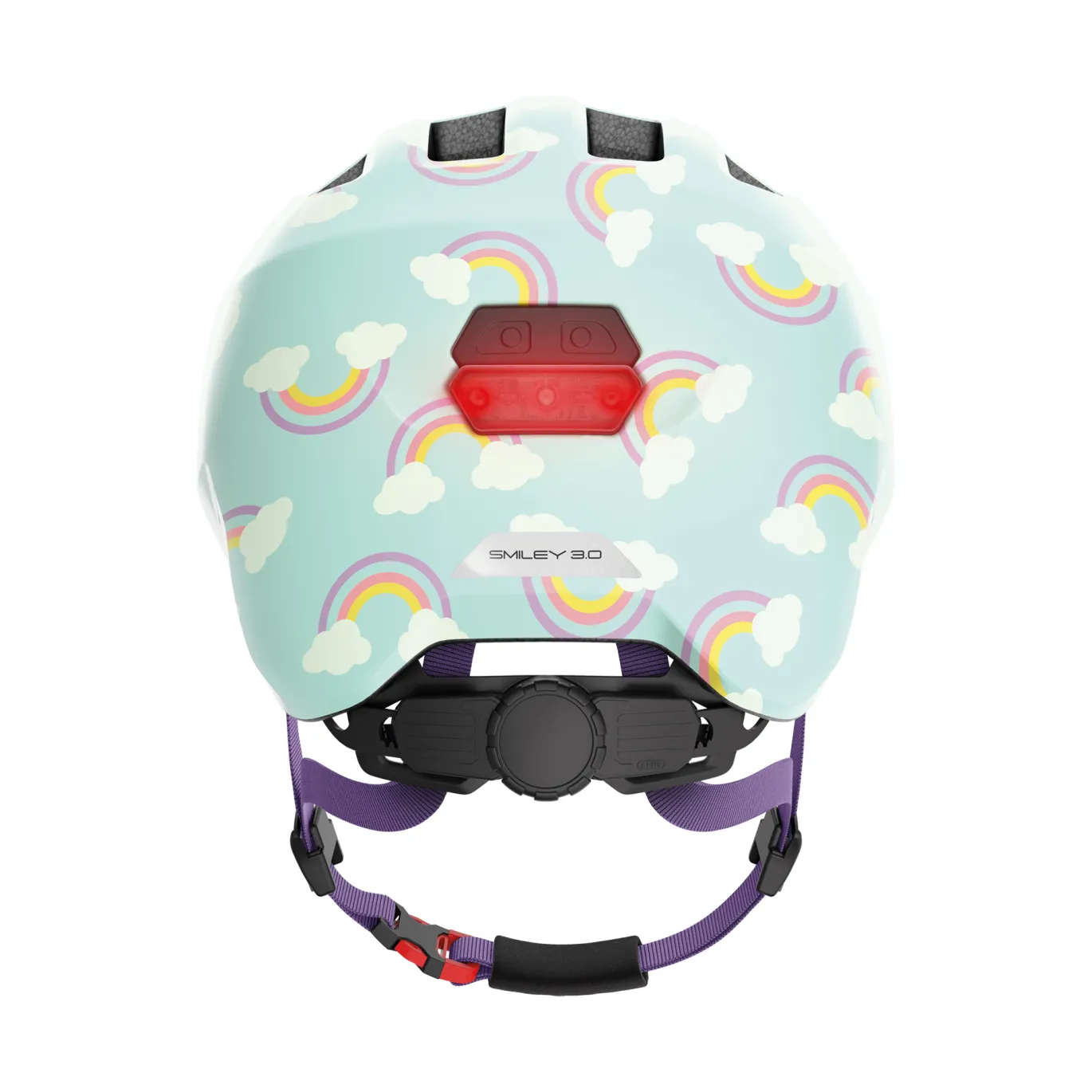 SMILEY 3.0 Kinderhelm LED Blue Rainbow S