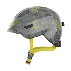 SMILEY 3.0 Kinderhelm LED Grey Space S