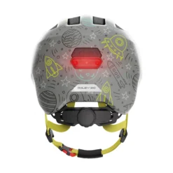 SMILEY 3.0 Kinderhelm LED Space Grey M