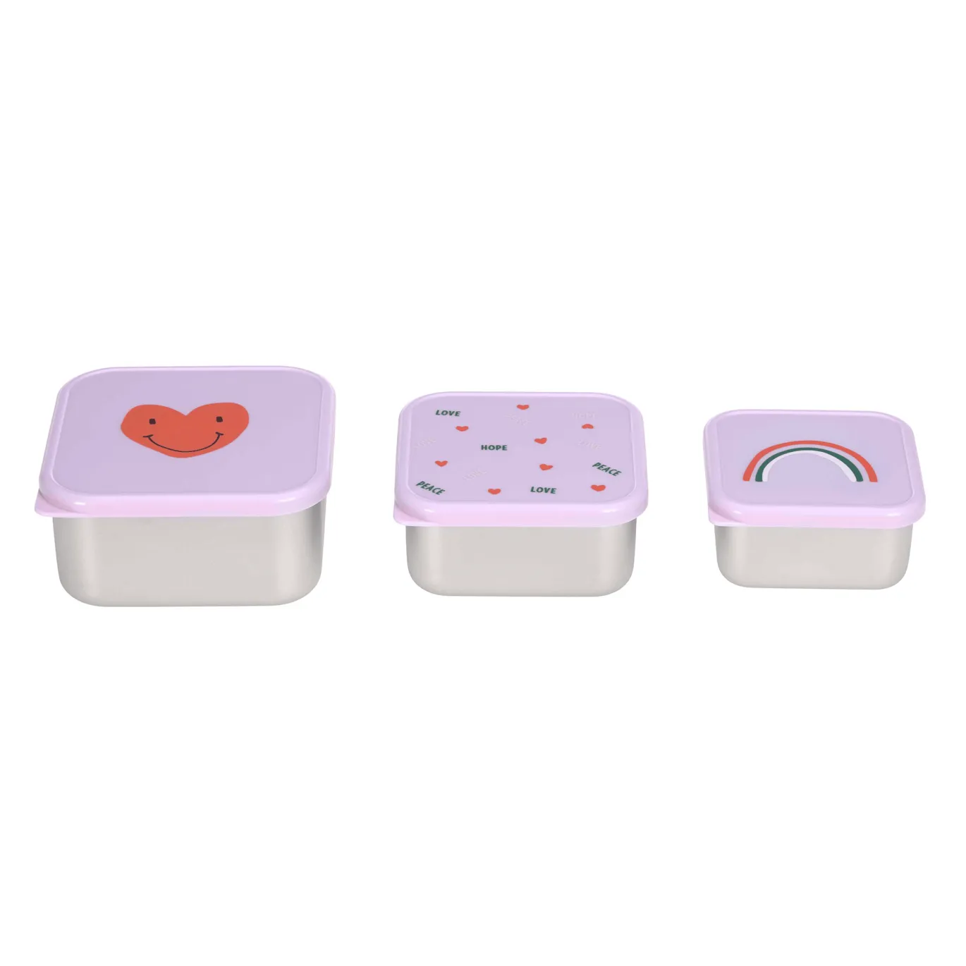 Snackbox Happy Rascals Heart Lavender