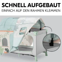 Spielzelt für Reisebett Plants