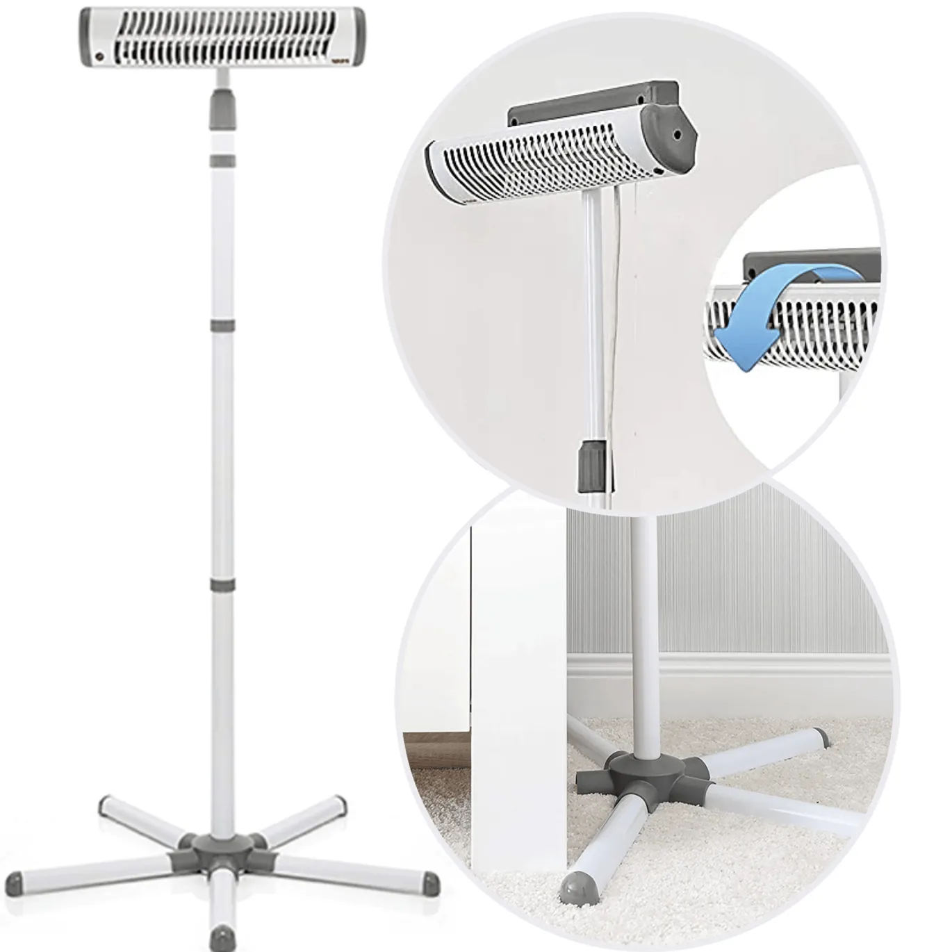 Standfuß-Heizstrahler EasyHeat Flex