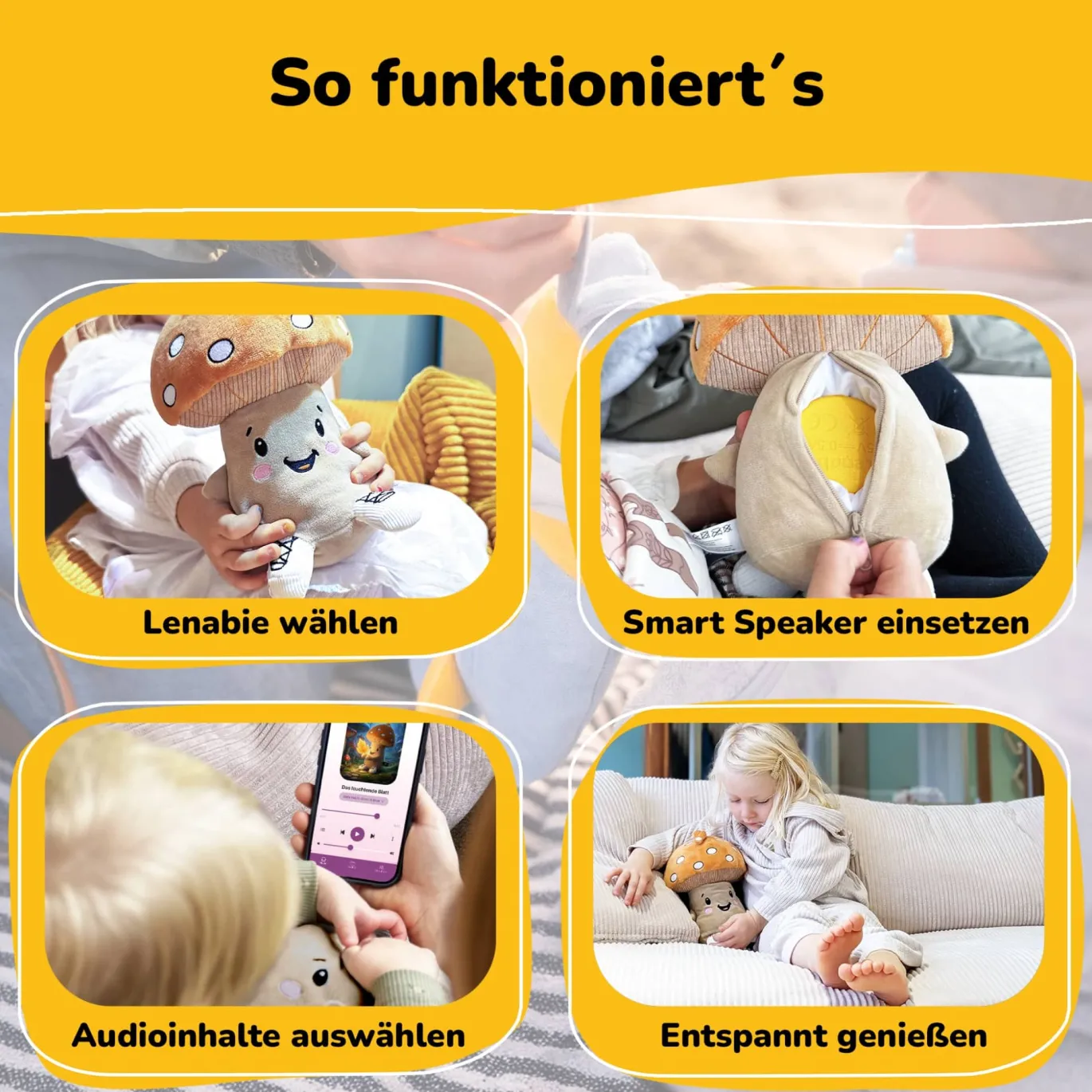 Starter Kit Lenabie Bär Aaron & Lenabo Smart Speaker