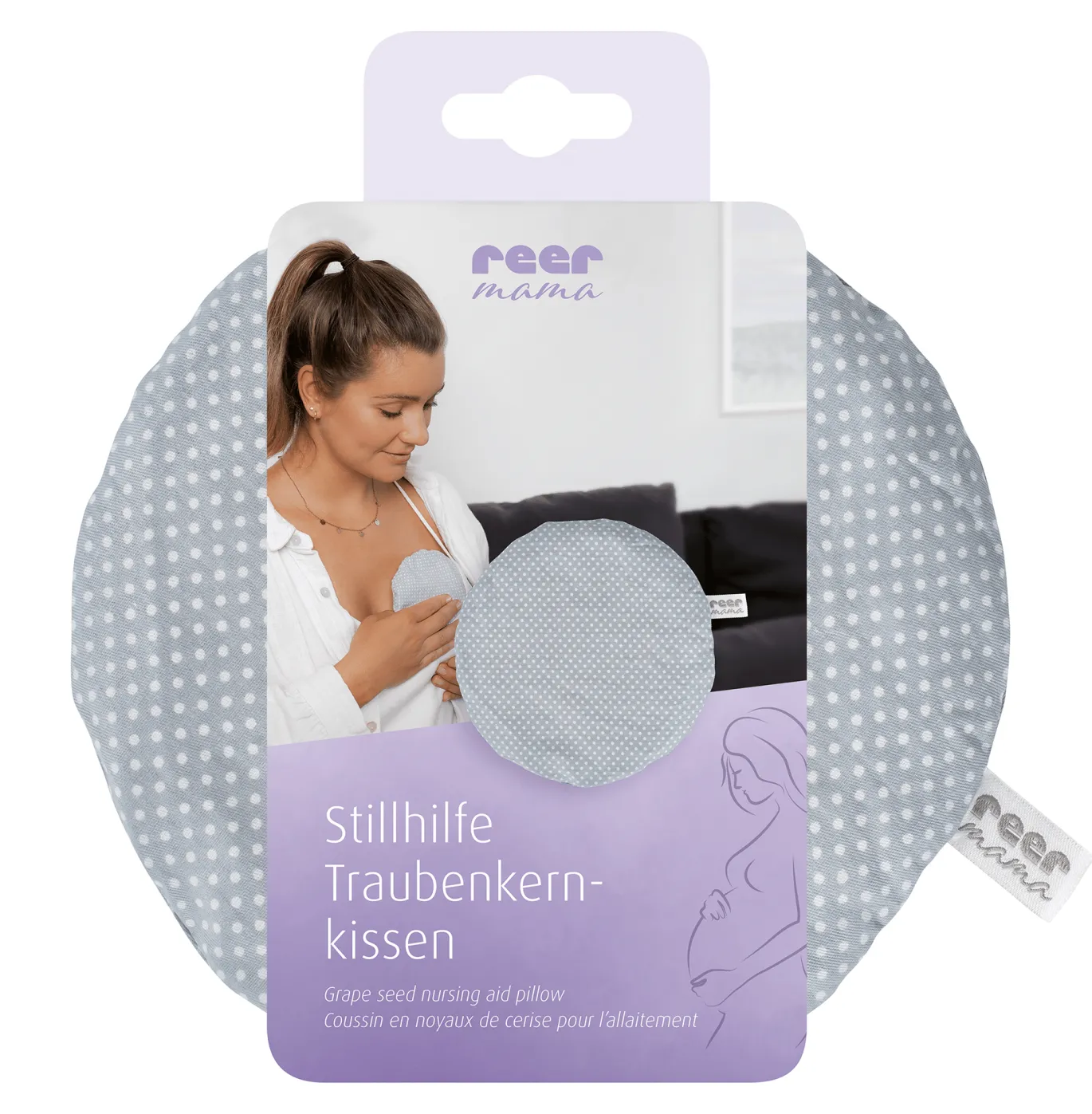 Stillhilfe-Traubenkernkissen