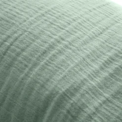 Stillkissen Musselin Frosty Green