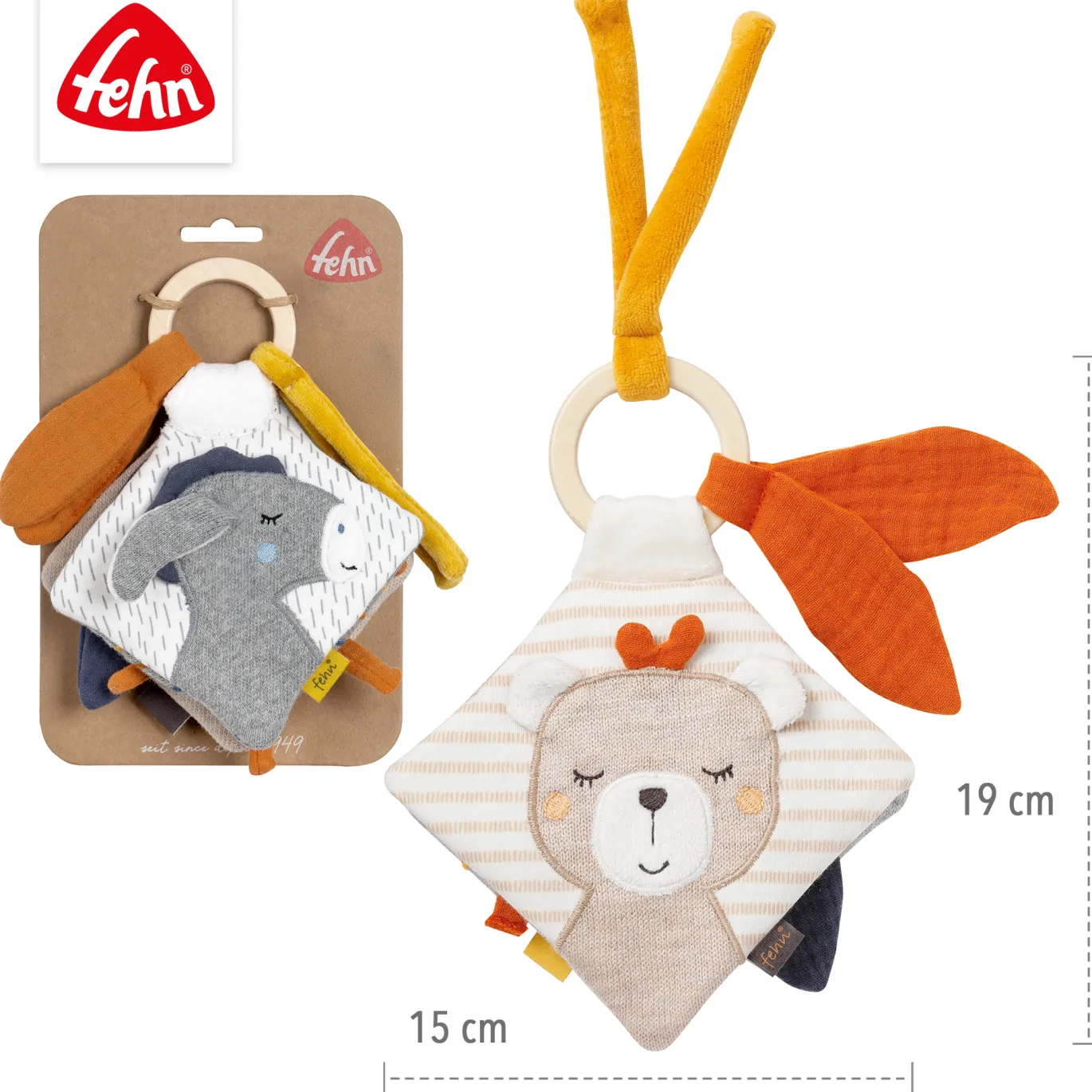 Stoffbuch Esel & Teddy