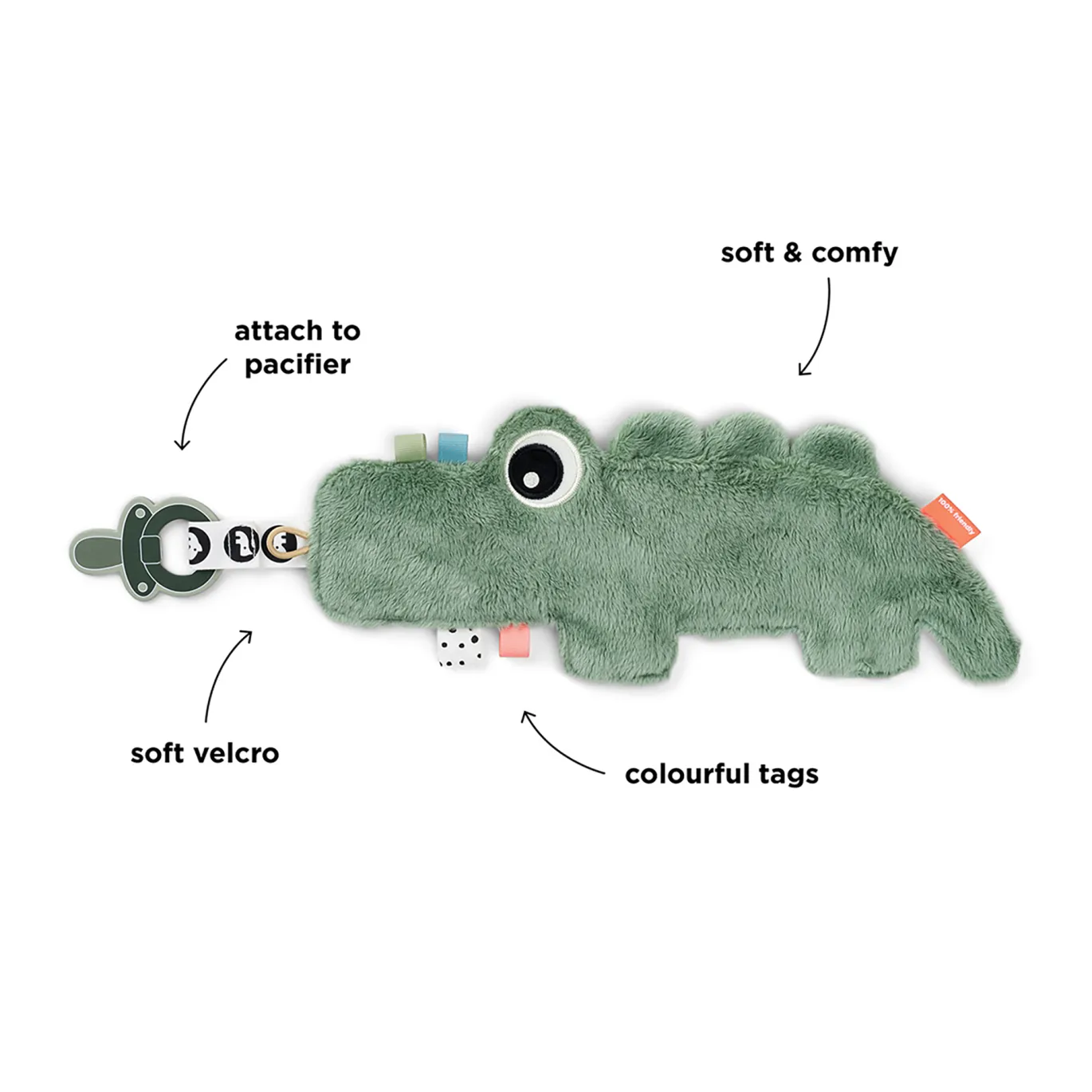 Stofftier Krokodil