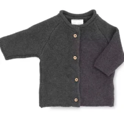 Strickjacke Lama Anthrazit