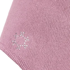 Strickmütze mit Strassschneeflocke