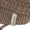Strickmütze mit Zopfmuster