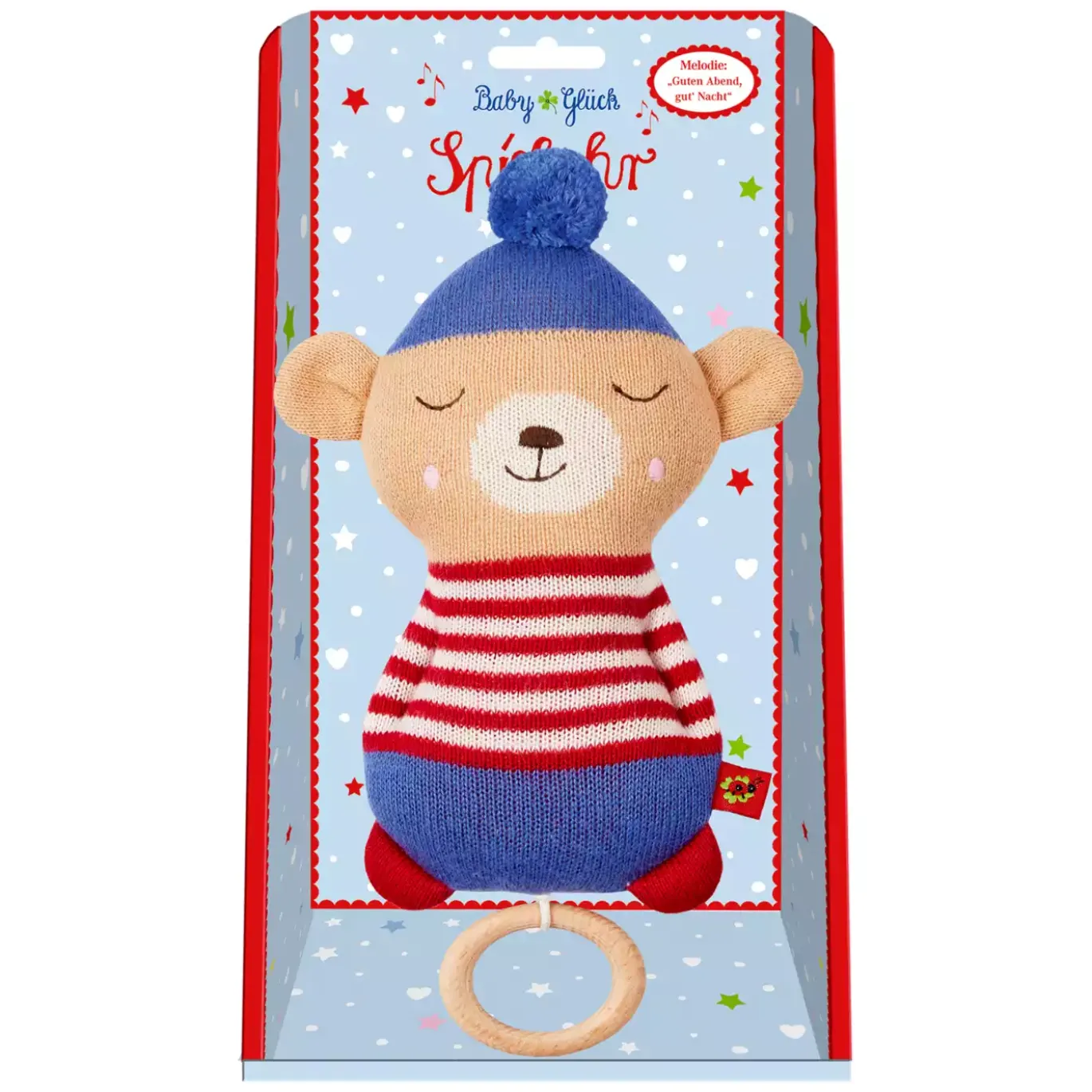 Strick-Spieluhr Teddy
