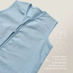Studio Schlafsack Leinen Jeans Blue 90cm