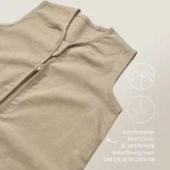 Studio Schlafsack Leinen Taupe 70cm