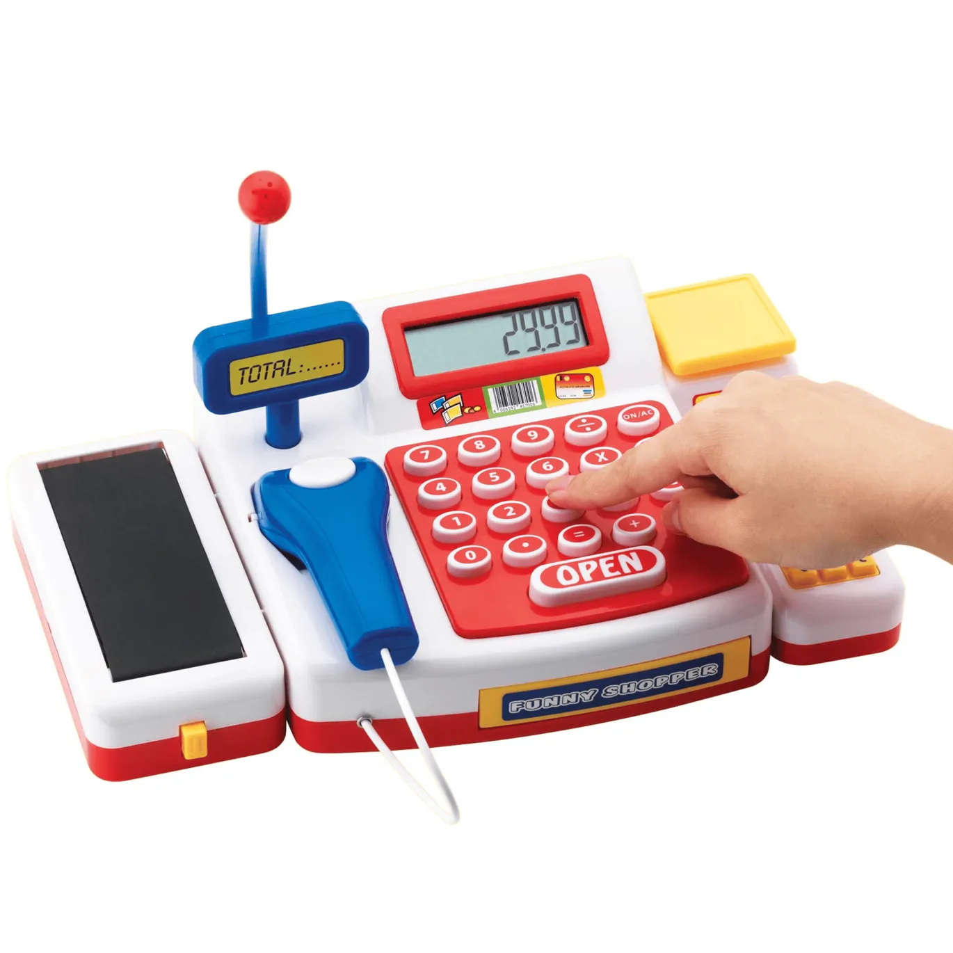 Supermarktkasse mit Scanner
