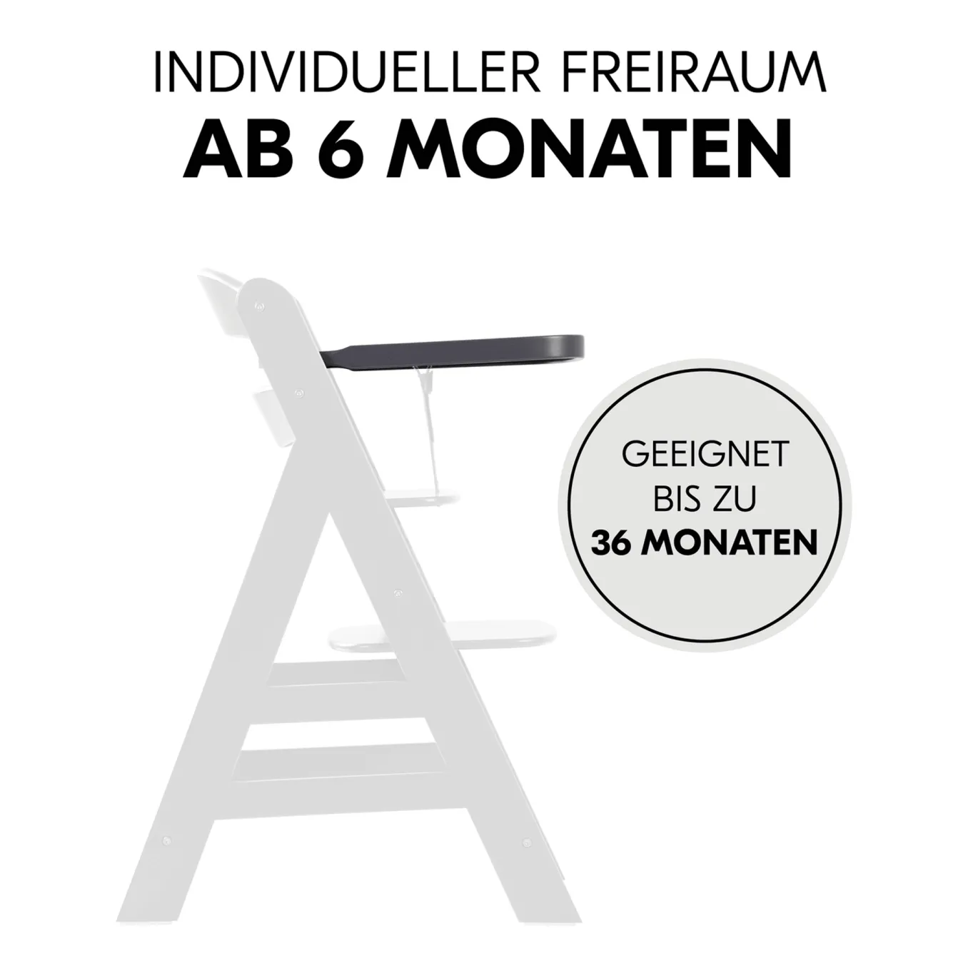 Tablett Alpha Dark Grey