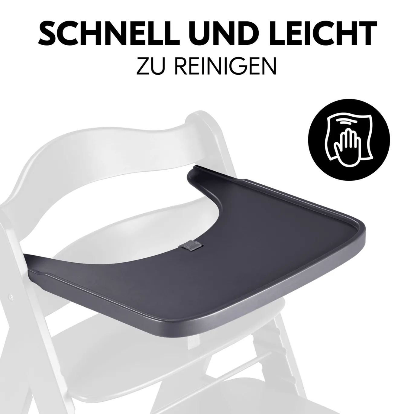 Tablett Alpha Dark Grey
