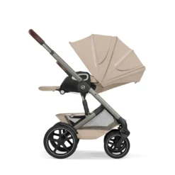 Talos S Lux Almond Beige mit Rahmen in Taupe