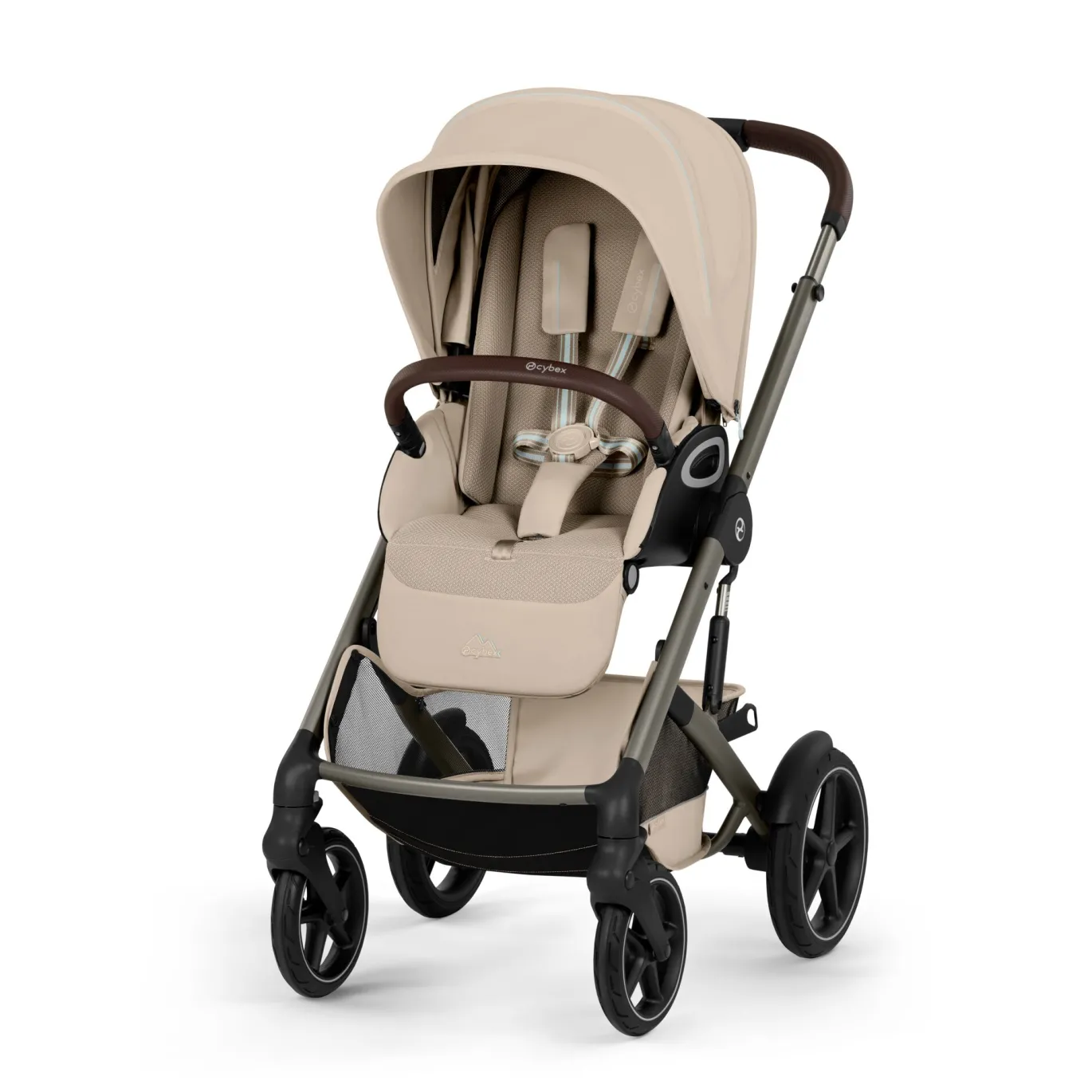 Talos S Lux Almond Beige mit Rahmen in Taupe