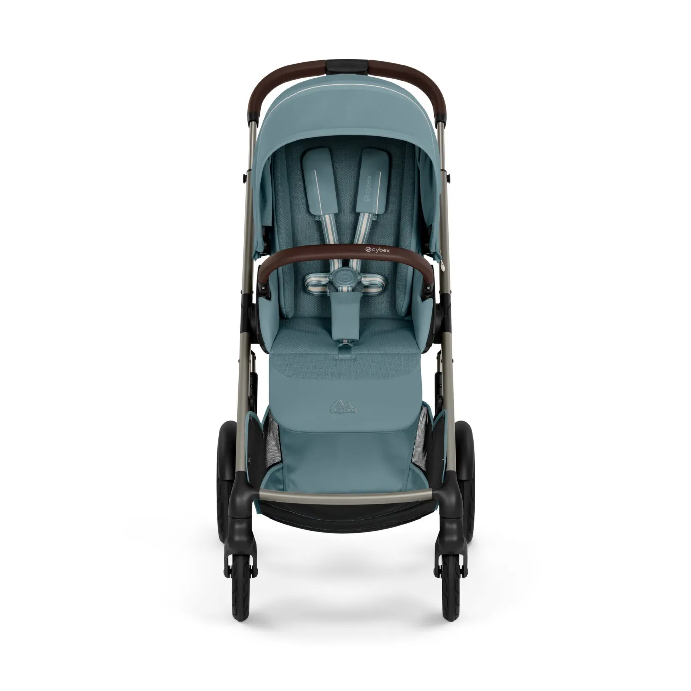Talos S Lux Stormy Blue mit Rahmen in Taupe