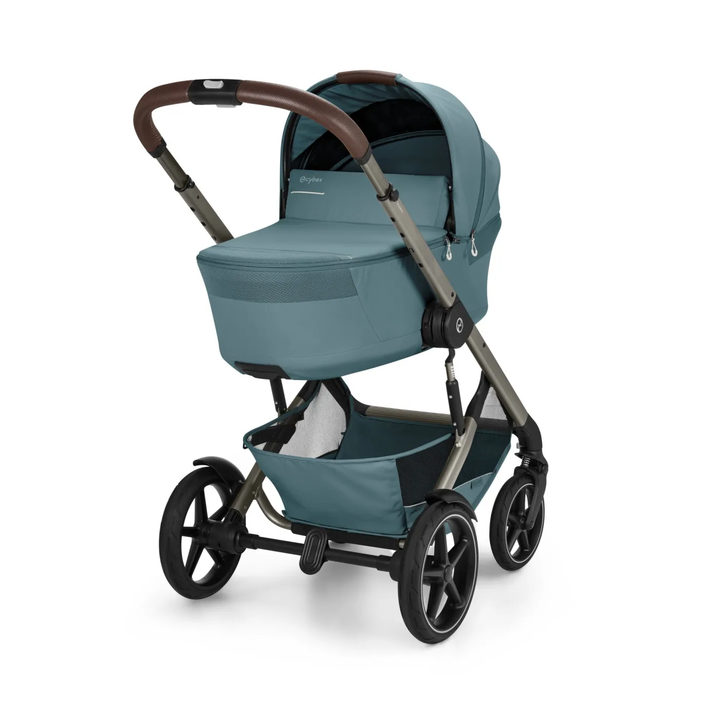 Talos S Lux Stormy Blue mit Rahmen in Taupe