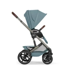 Talos S Lux Stormy Blue mit Rahmen in Taupe
