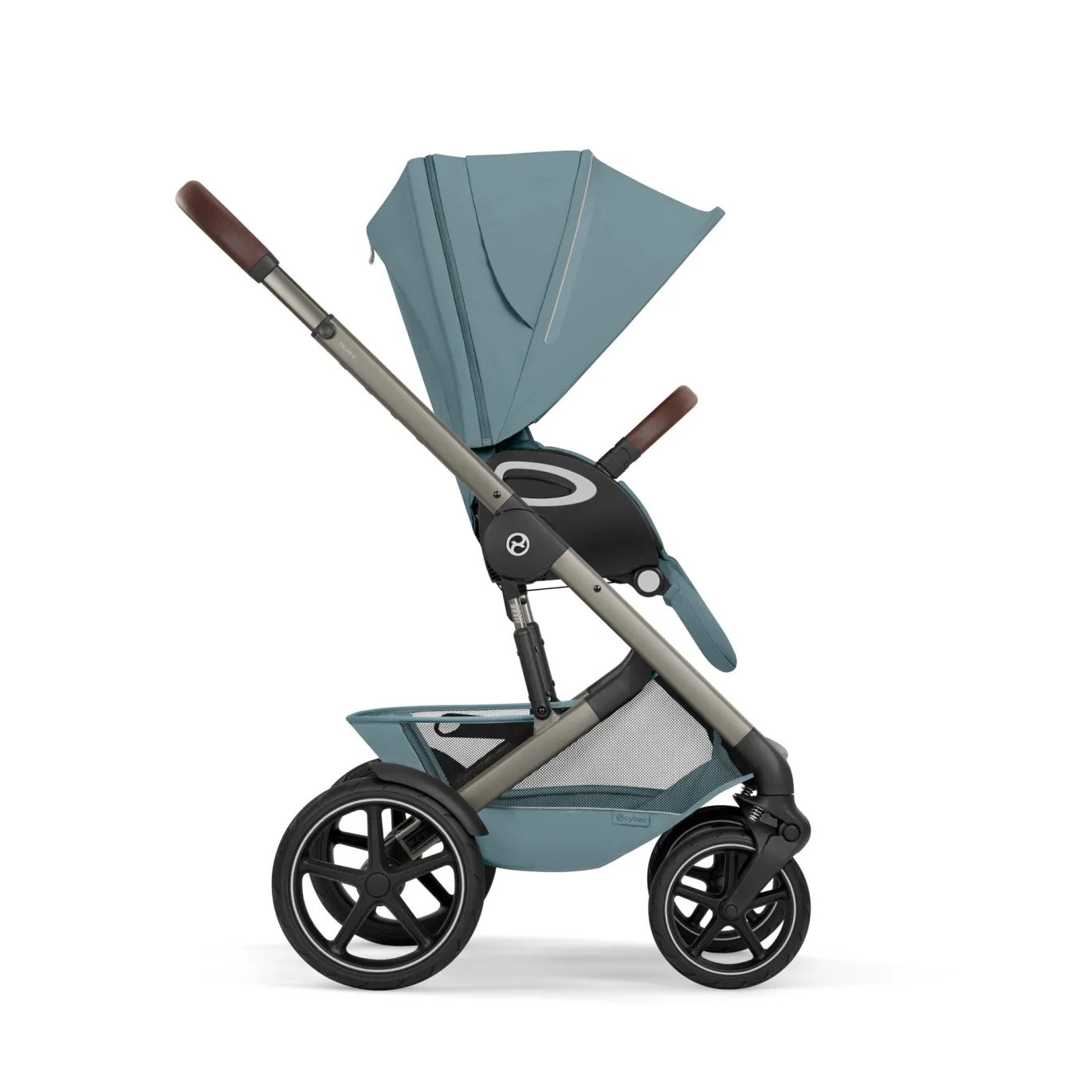 Talos S Lux Stormy Blue mit Rahmen in Taupe