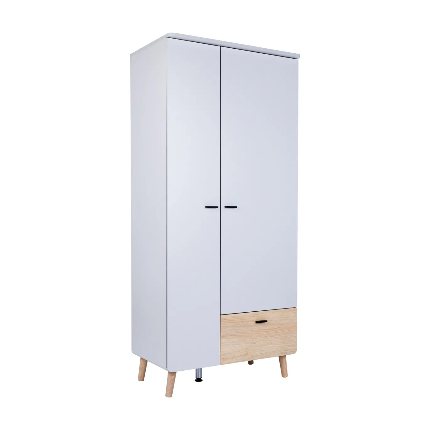 3-teiliges Babyzimmer Lovis mit Kommodenfüßen 85 cm für die schmale Wickelkommode