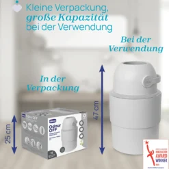 Teleskop Windeleimer Odour Off Winter Clouds