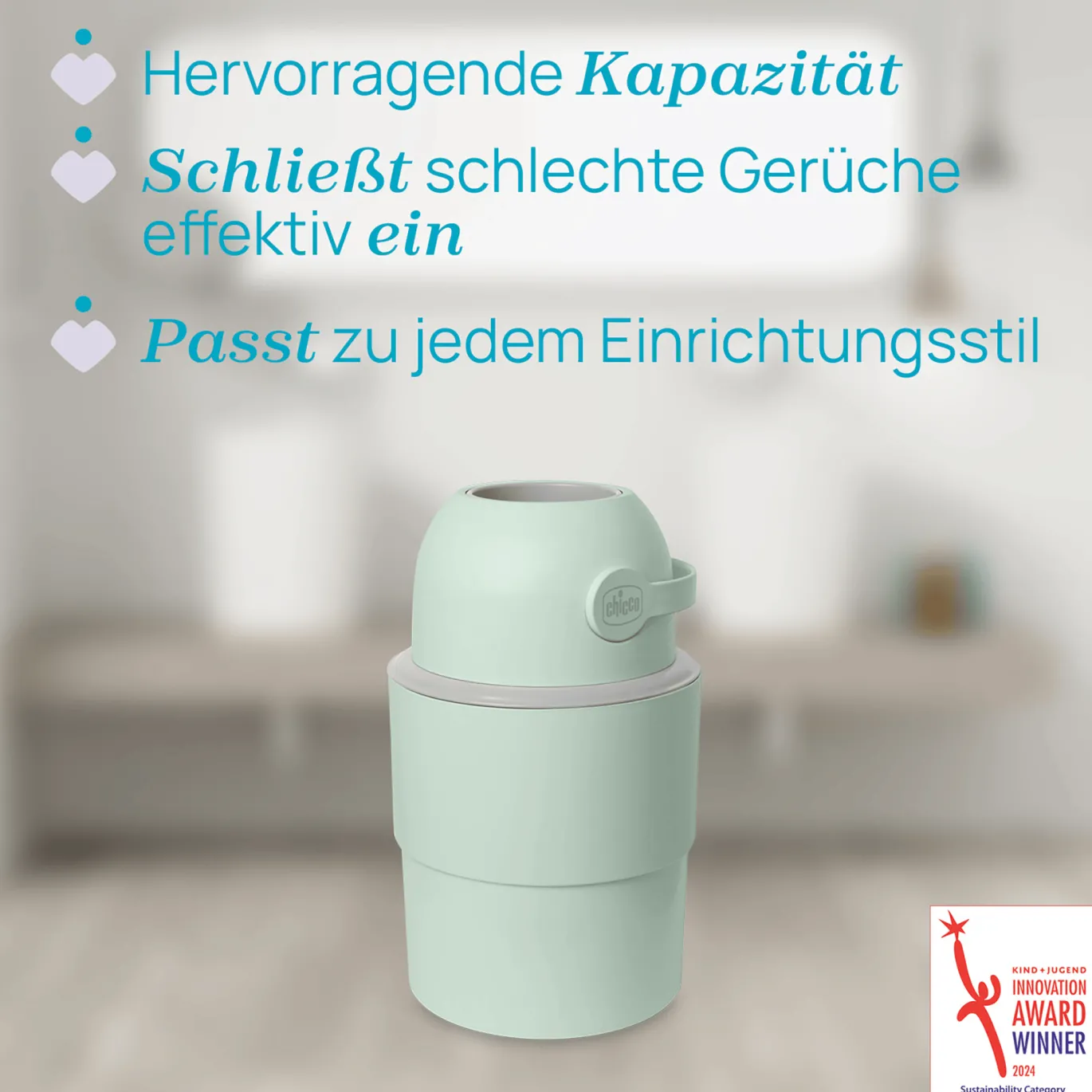 Teleskop Windeleimer Odour Off Tundra