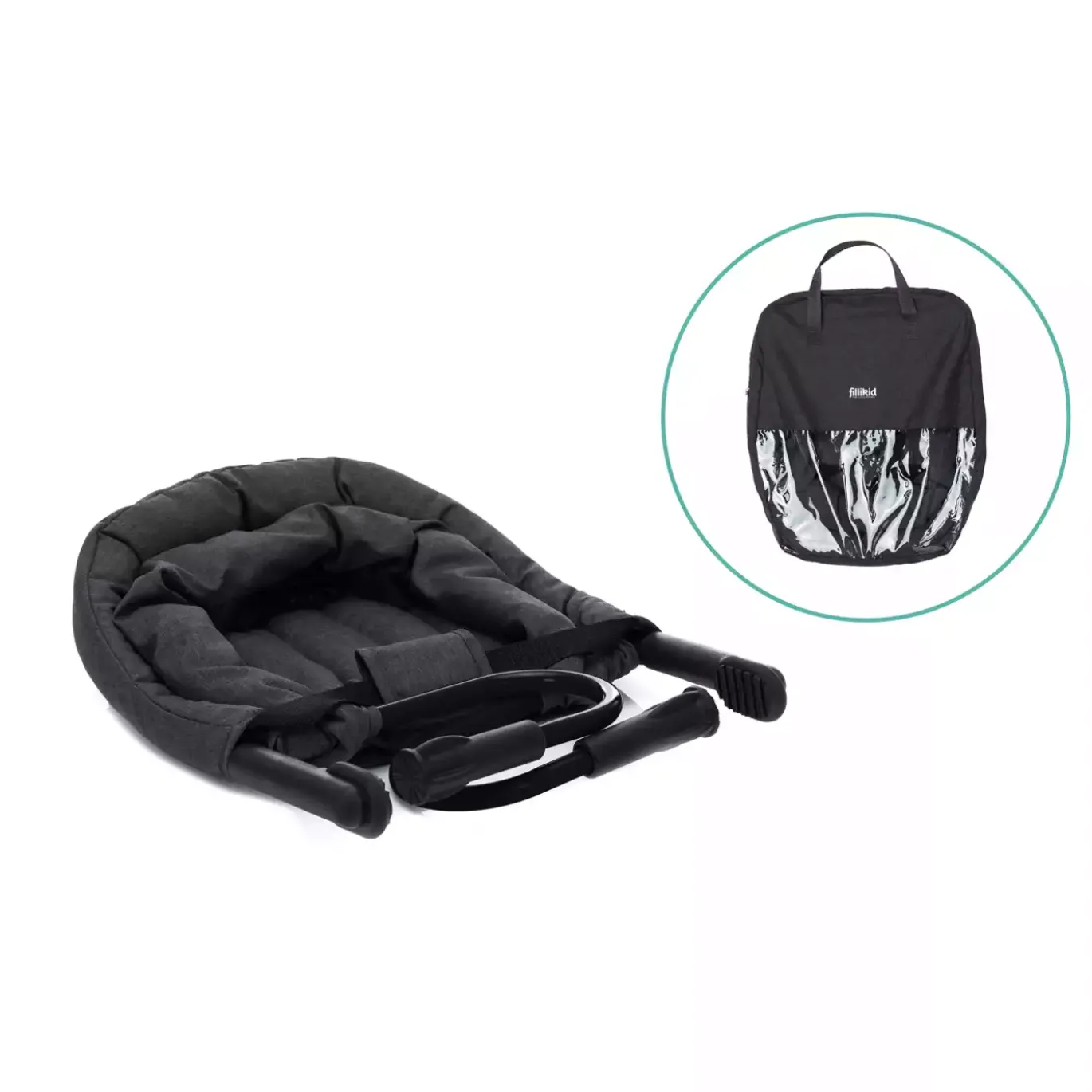 Tischsitz Flexi Melange Grey