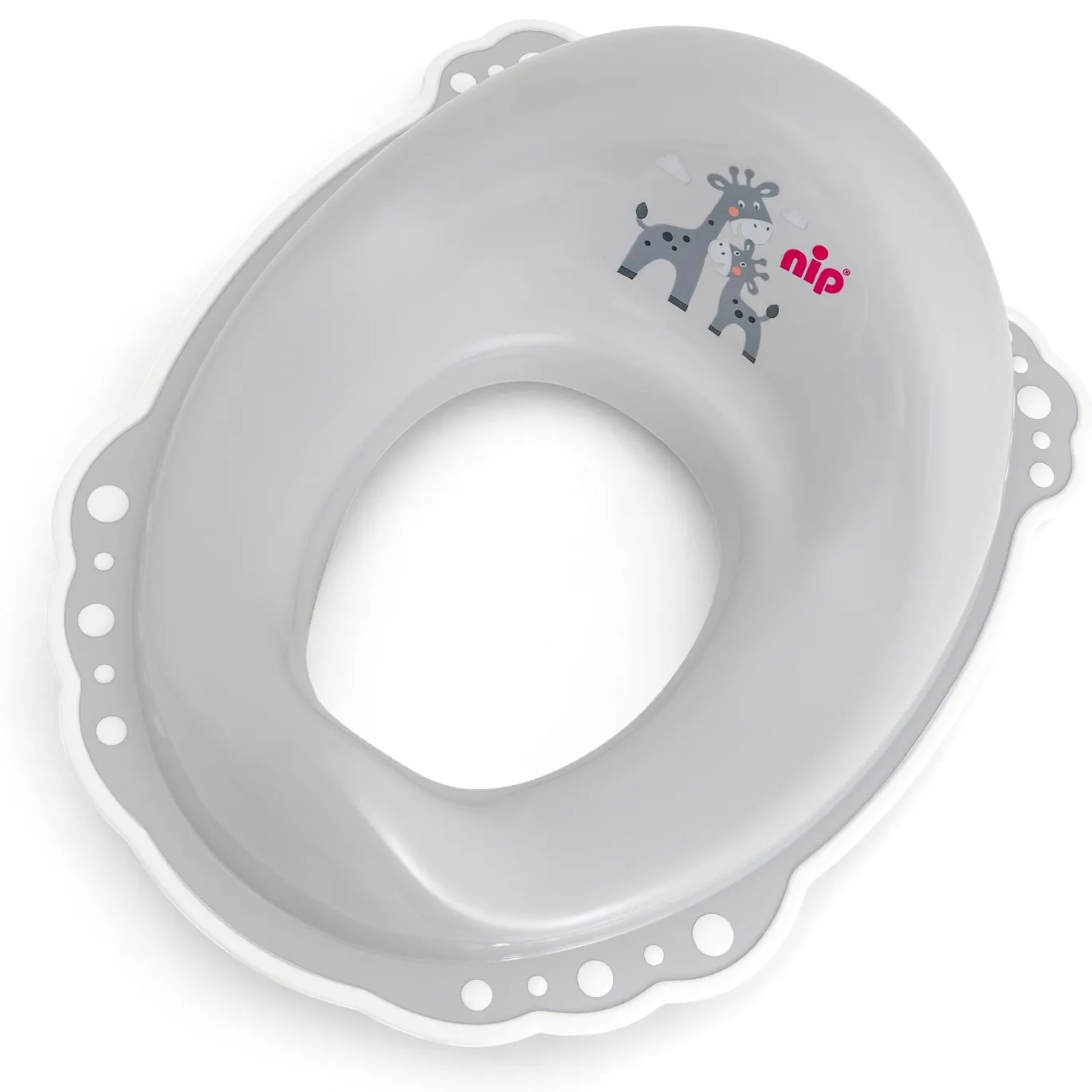 Toilettensitz grau