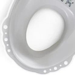 Toilettensitz grau