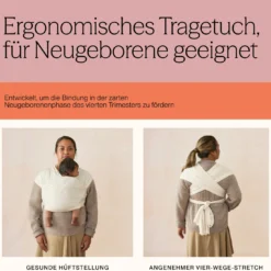 Tragetuch Aura Cream 100 % Tencel Lyocell
