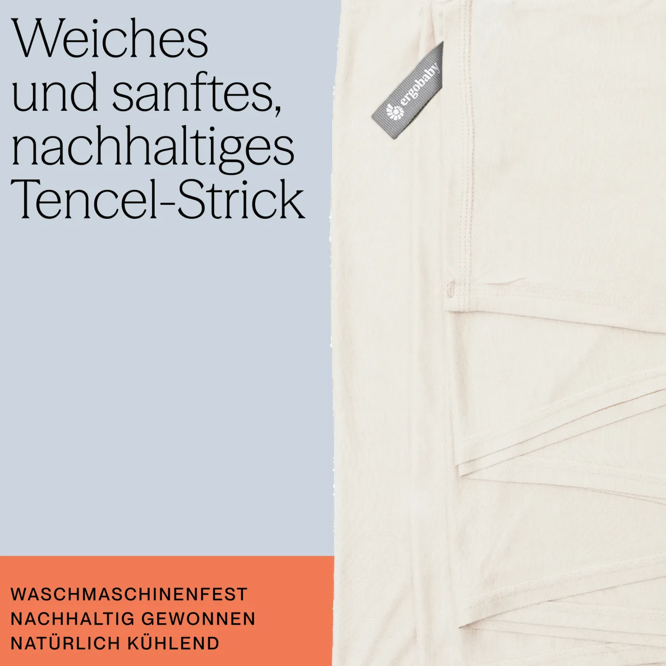 Tragetuch Aura Twilight Navy 100 % Tencel Lyocell