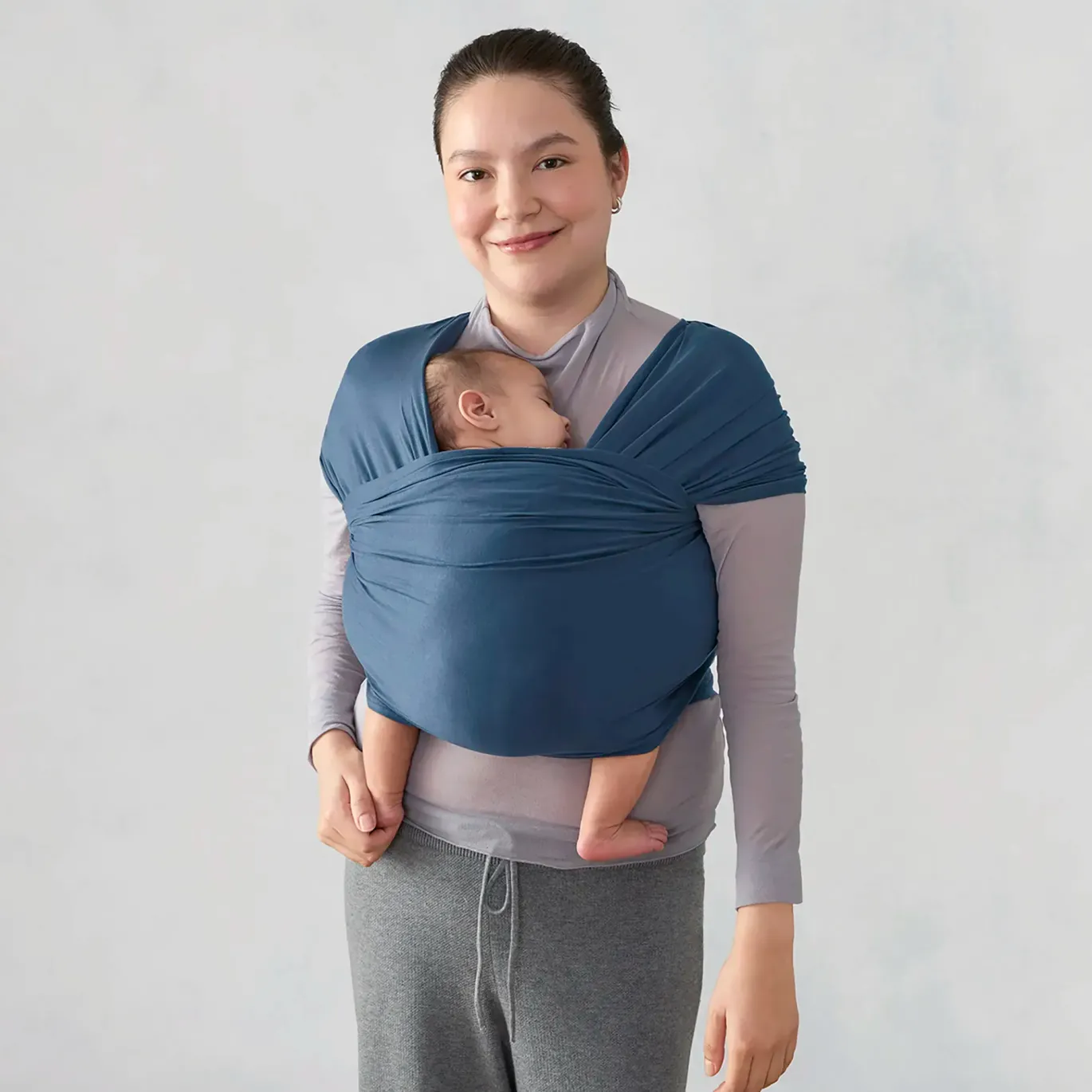 Tragetuch Aura Twilight Navy 100 % Tencel Lyocell