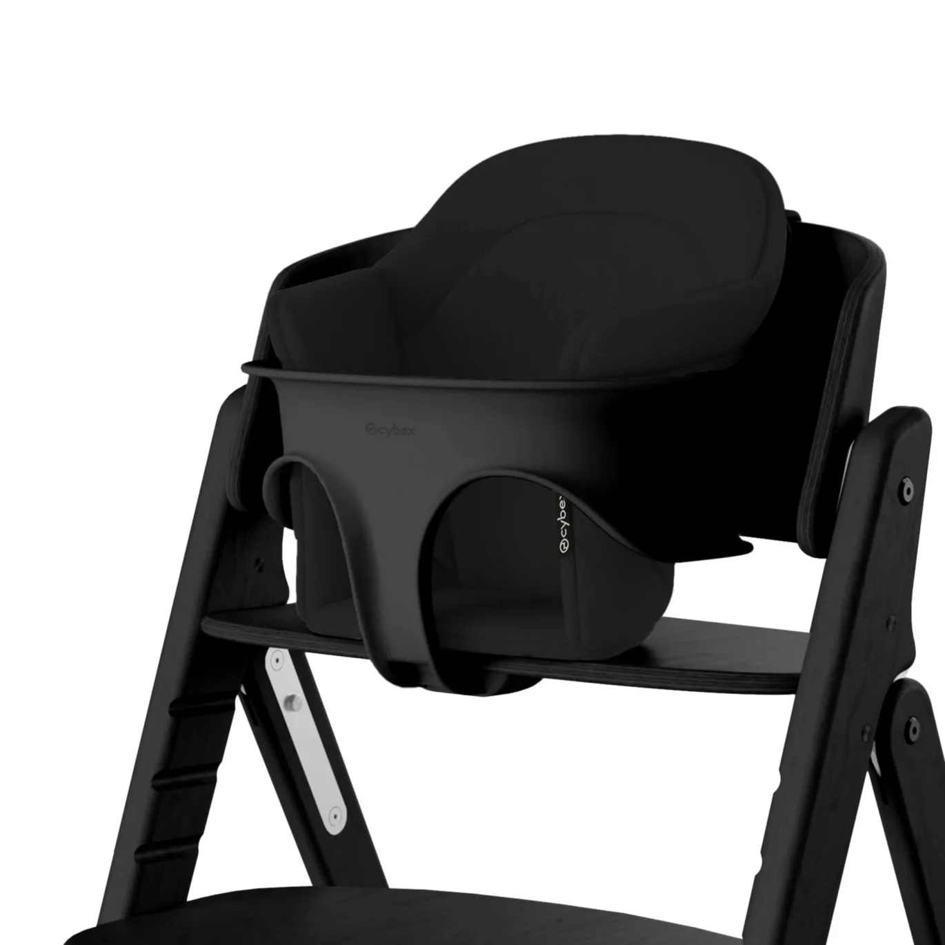 Treppenhochstuhl Click & Fold 3 in 1 Stunning black
