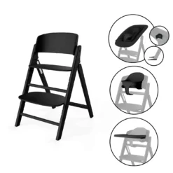 Treppenhochstuhl Click & Fold 4 in 1 Stunning black
