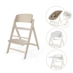 Treppenhochstuhl Click & Fold 4 in 1 All Natural