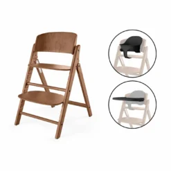 Treppenhochstuhl Click & Fold 3 in 1 All Natural Dark
