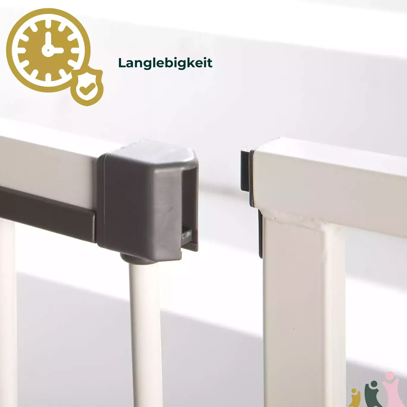 Treppenschutzgitter Easylock Plus 84,5 - 92,5 cm