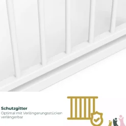 Treppenschutzgitter Easylock Plus 84,5 - 92,5 cm