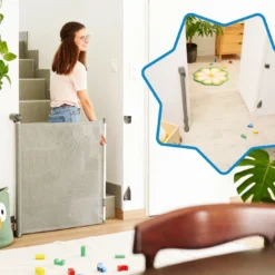 Treppenschutzgitter Safe & Roll ausziehbar