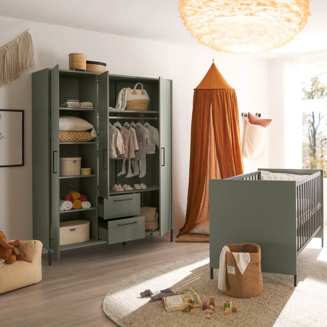 3-türiger Kleiderschrank Benny