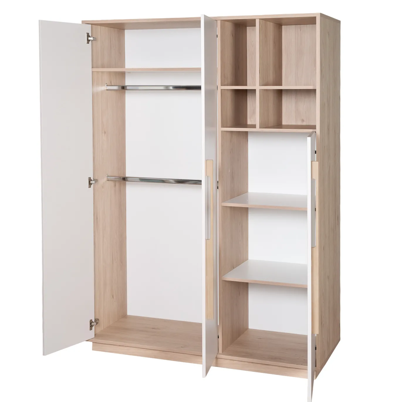 3-türiger Kleiderschrank Elva in Cashmere